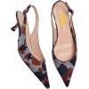 imageFSJ Womens Mid Kitten Heel Slingback Sandal Pointy Toe Sexy Pumps Comfortable Dress Party Walking Shoes Size 415 USSpots