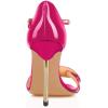 imageFSJ Women Chic Stiletto High Heel Sandal Open Toe Ankle Strap Buckled Colorful Wedding Dress Pump Size 415 USFuchsia