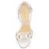 imageFSJ Women Chic Stiletto High Heel Sandal Open Toe Ankle Strap Buckled Colorful Wedding Dress Pump Size 415 USMulticolour2