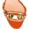 imageFSJ Women Chic Stiletto High Heel Sandal Open Toe Ankle Strap Buckled Colorful Wedding Dress Pump Size 415 USOrange