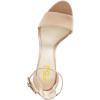 imageFSJ Women Comfy Open Toe Summer Sandal Ankle Strap Kitten Mid Heels Shoes Patent Leather Size 415 USBeigematte