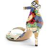 imageFSJ Women Comfy Open Toe Summer Sandal Ankle Strap Kitten Mid Heels Shoes Patent Leather Size 415 USCartoon