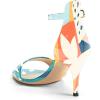 imageFSJ Women Comfy Open Toe Summer Sandal Ankle Strap Kitten Mid Heels Shoes Patent Leather Size 415 USPrint