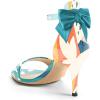 imageFSJ Women Comfy Open Toe Summer Sandal Ankle Strap Kitten Mid Heels Shoes Patent Leather Size 415 USPrintbow