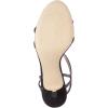 imageFSJ Women Casual TStrap Sandal Open Toe Stacked Kitten Heel Strappy Rhinestone Shoe Size 415 USBlacksuede