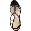 imageFSJ Women Casual TStrap Sandal Open Toe Stacked Kitten Heel Strappy Rhinestone Shoe Size 415 USBlacksuede