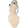 imageFSJ Women Casual TStrap Sandal Open Toe Stacked Kitten Heel Strappy Rhinestone Shoe Size 415 USMarble