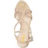 imageFSJ Women Casual TStrap Sandal Open Toe Stacked Kitten Heel Strappy Rhinestone Shoe Size 415 USNude