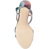 imageFSJ Women Casual TStrap Sandal Open Toe Stacked Kitten Heel Strappy Rhinestone Shoe Size 415 USPainting