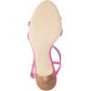 imageFSJ Women Casual TStrap Sandal Open Toe Stacked Kitten Heel Strappy Rhinestone Shoe Size 415 USPink
