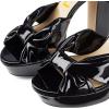 imageFSJ Women Platform Chunky Block High Heel Sandals Peep Toe Ankle Strap Party Evening Dress Pumps Shoes Size 415 USBlack