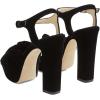 imageFSJ Women Platform Chunky Block High Heel Sandals Peep Toe Ankle Strap Party Evening Dress Pumps Shoes Size 415 USBlack Velvet