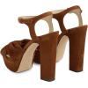 imageFSJ Women Platform Chunky Block High Heel Sandals Peep Toe Ankle Strap Party Evening Dress Pumps Shoes Size 415 USBrown