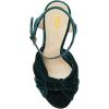 imageFSJ Women Platform Chunky Block High Heel Sandals Peep Toe Ankle Strap Party Evening Dress Pumps Shoes Size 415 USDark Green Velvet