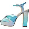 imageFSJ Women Platform Chunky Block High Heel Sandals Peep Toe Ankle Strap Party Evening Dress Pumps Shoes Size 415 USFlowing Blue