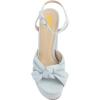 imageFSJ Women Platform Chunky Block High Heel Sandals Peep Toe Ankle Strap Party Evening Dress Pumps Shoes Size 415 USLight Blue Denim