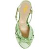 imageFSJ Women Platform Chunky Block High Heel Sandals Peep Toe Ankle Strap Party Evening Dress Pumps Shoes Size 415 USLight Green