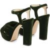 imageFSJ Women Platform Chunky Block High Heel Sandals Peep Toe Ankle Strap Party Evening Dress Pumps Shoes Size 415 USOlive