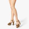 imageFSJ Women Platform Chunky Block High Heel Sandals Peep Toe Ankle Strap Party Evening Dress Pumps Shoes Size 415 USPeru