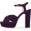 imageFSJ Women Platform Chunky Block High Heel Sandals Peep Toe Ankle Strap Party Evening Dress Pumps Shoes Size 415 USPurple