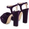 imageFSJ Women Platform Chunky Block High Heel Sandals Peep Toe Ankle Strap Party Evening Dress Pumps Shoes Size 415 USPurple