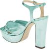 imageFSJ Women Platform Chunky Block High Heel Sandals Peep Toe Ankle Strap Party Evening Dress Pumps Shoes Size 415 USTurquoise