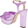 imageFSJ Women Platform Chunky Block High Heel Sandals Peep Toe Ankle Strap Party Evening Dress Pumps Shoes Size 415 USViolet