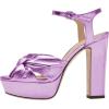 imageFSJ Women Platform Chunky Block High Heel Sandals Peep Toe Ankle Strap Party Evening Dress Pumps Shoes Size 415 USViolet