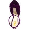 imageFSJ Women Platform Chunky Block High Heel Sandals Peep Toe Ankle Strap Party Evening Dress Pumps Shoes Size 415 USViolet Velvet