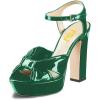 Green Patent Leather