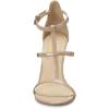 imageFSJ Women Fashion Evening Dancing Sandals Strappy Open Toe High Heel Stiletto Summer ShoeBeige