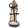 imageFSJ Women Fashion Evening Dancing Sandals Strappy Open Toe High Heel Stiletto Summer ShoeBlack