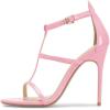 imageFSJ Women Fashion Evening Dancing Sandals Strappy Open Toe High Heel Stiletto Summer ShoePink