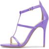 imageFSJ Women Fashion Evening Dancing Sandals Strappy Open Toe High Heel Stiletto Summer ShoePurple