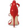 imageFSJ Women Fashion Evening Dancing Sandals Strappy Open Toe High Heel Stiletto Summer ShoeRedcrystal
