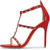 imageFSJ Women Fashion Evening Dancing Sandals Strappy Open Toe High Heel Stiletto Summer ShoeRedrivets
