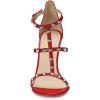 imageFSJ Women Fashion Evening Dancing Sandals Strappy Open Toe High Heel Stiletto Summer ShoeRedrivets