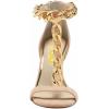 imageFSJ Women TStraps High Heel Sandals Golden Chains Open Toe Ankle Straps Stilettos Pumps Back Zipper Wedding Party Homecomings Dress Summer Shoes Size 415 USNude Suede