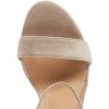 imageFSJ Women Classic Chunky High Heel Sandals Open Toe Ankle Strap Single Band Dress Shoe Size 415 USLight Grey