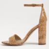 imageFSJ Women Classic Chunky High Heel Sandals Open Toe Ankle Strap Single Band Dress Shoe Size 415 USWooden