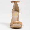 imageFSJ Women Classic Chunky High Heel Sandals Open Toe Ankle Strap Single Band Dress Shoe Size 415 USWooden