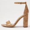 imageFSJ Women Classic Chunky High Heel Sandals Open Toe Ankle Strap Single Band Dress Shoe Size 415 USWooden