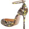 imageFSJ Women Fashion Almond Toe Ankle Strap DOrsay Pump High Heels Party Prom Casual Sandal Ladies Shoes Size 415 USButterfly