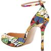 imageFSJ Women Fashion Almond Toe Ankle Strap DOrsay Pump High Heels Party Prom Casual Sandal Ladies Shoes Size 415 USCartoon