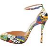 imageFSJ Women Fashion Almond Toe Ankle Strap DOrsay Pump High Heels Party Prom Casual Sandal Ladies Shoes Size 415 USCartoon