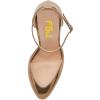 imageFSJ Women Fashion Almond Toe Ankle Strap DOrsay Pump High Heels Party Prom Casual Sandal Ladies Shoes Size 415 USChampagne Gold