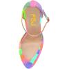 imageFSJ Women Fashion Almond Toe Ankle Strap DOrsay Pump High Heels Party Prom Casual Sandal Ladies Shoes Size 415 USColorful