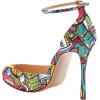 imageFSJ Women Fashion Almond Toe Ankle Strap DOrsay Pump High Heels Party Prom Casual Sandal Ladies Shoes Size 415 USComic