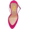 imageFSJ Women Fashion Almond Toe Ankle Strap DOrsay Pump High Heels Party Prom Casual Sandal Ladies Shoes Size 415 USFuchsia