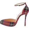 imageFSJ Women Fashion Almond Toe Ankle Strap DOrsay Pump High Heels Party Prom Casual Sandal Ladies Shoes Size 415 USGrid